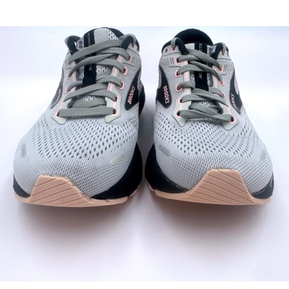 Brooks Adrenaline GTS 22 Women's Running Athletic Shoes Grey Black Pink Size 7.5 - Picture 4 of 13